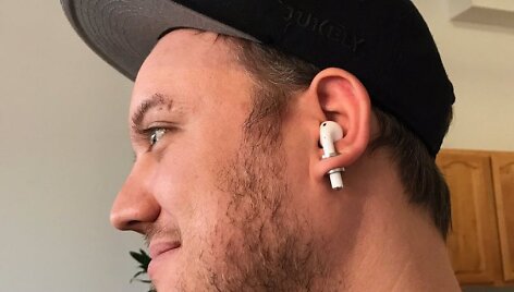 &bdquo;AirPod&ldquo; ausinės, apsaugotos nuo pametimo