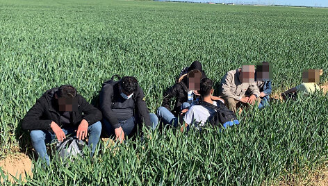 Sulaikyti migrantai