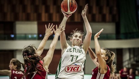 Europos merginų U18 čempionatas: Lietuva – Latvija