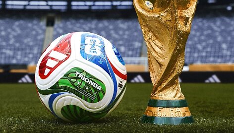 FIFA pasaulio futbolo čempionato kamuolys TRIONDA