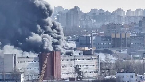 Didžiulis gaisras Sankt Peterburge