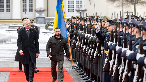Gitanas Nausėda ir Volodymyras Zelenskis