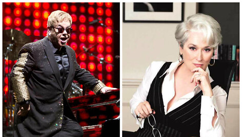 Eltonas Johnas koncerte Vilniuje ir Meryl Streep filme &bdquo;Ir velnias dėvi &bdquo;Prada&ldquo;