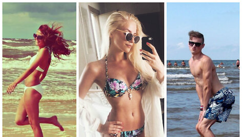 Konkurso &bdquo;Tobulas bikinis aktyviai vasarai&ldquo; dalyviai