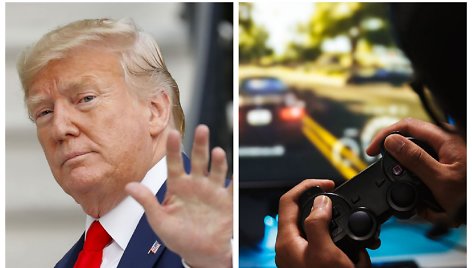 D.Trumpas nuo šiol pažadais jaunus rinkėjus vilios ir žaidimų platformoje  „Twitch“