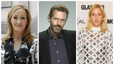 Joanne Rowling, Hugh Laurie, Ellie Goulding