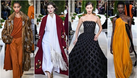 &bdquo;Oscar de la Renta&ldquo; 2019&ndash;2020 m. rudens ir žiemos kolekcijos modelis