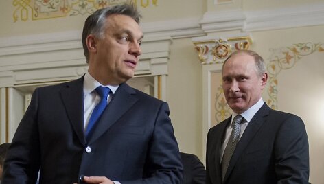 Viktoras Orbanas ir Vladimiras Putinas