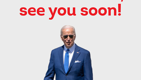 &bdquo;Go Vilnius&ldquo; iliustracija renginiui su Joe Bidenu