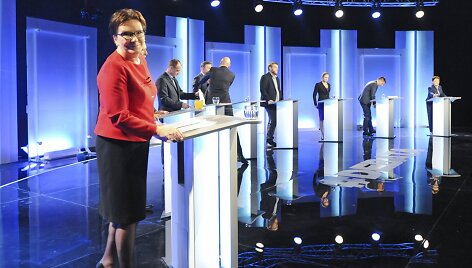 Premjerė Ewa Kopacz debatuose