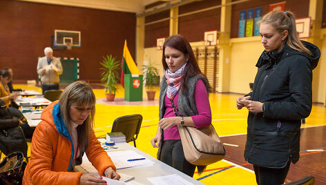 Klaipėdiečiai balsuoja Seimo rinkimuose