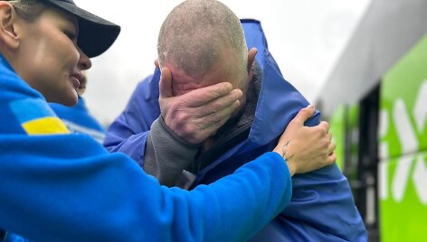 I&scaron; nelaisvės Rusijoje i&scaron;gelbėti karo belaisviai ukrainiečiai