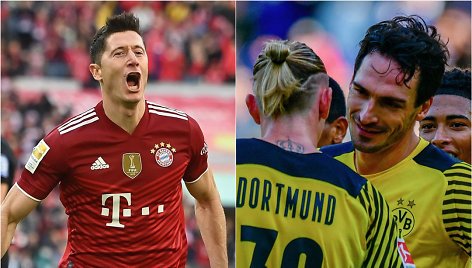 „Bayern“ ir „Borussia“ klubai iškovojo pergales