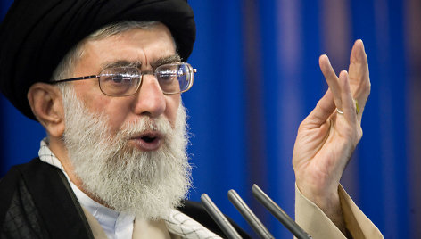 Irano aukščiausiasis lyderis ajatola Ali Khamenei