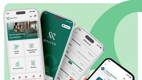 &Scaron;eimos gydytojas &ndash; vos kelių paspaudimų atstumu: Lietuvoje startuoja virtuali klinika ir programėlė &bdquo;Meliva Lietuva&ldquo;