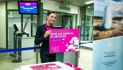 &bdquo;Wizz Air&ldquo; pradėjo ilgai lauktą skrydžių kryptį į Reikjaviką