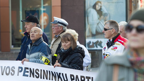 Lietuvos pensininkų partijos mitingas 