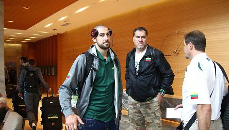 Arvydas Sabonis ir Jonas Valančiūnas