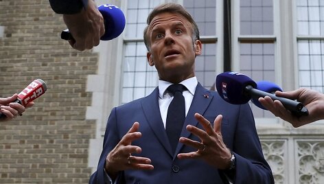 Emmanuelis Macronas / AP