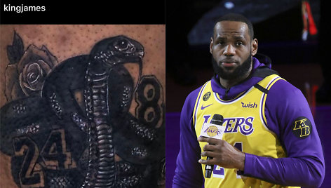 LeBrono Jameso tatuiruotė