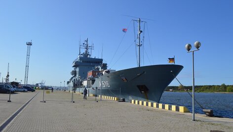 NATO laivai Klaipėdos uoste