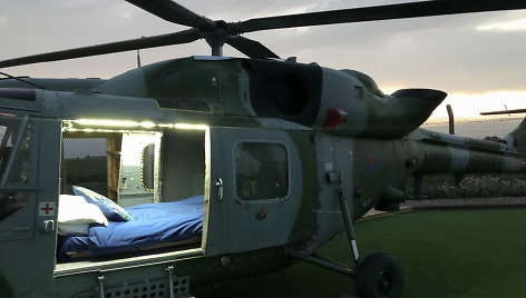 „Westland Lynx“ sraigtasparnis, paverstas „Airbnb“