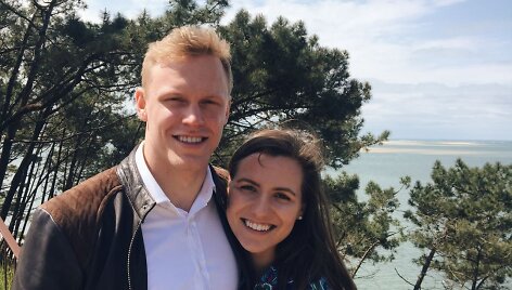 Paula U&scaron;ackaitė ir Jonas Urbonas