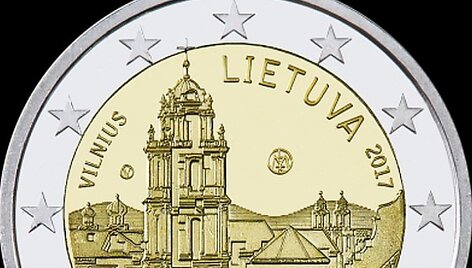 Vilniui skirta dviejų eurų moneta
