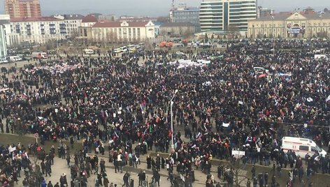 Demostracija Čečėnijoje