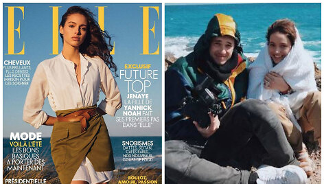 &bdquo;Elle Paris&ldquo; vir&scaron;elis ir jo autoriai - fotografas Rokas Darulis ir modelis Jenaye Noah