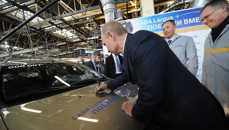 Naujos „AVTOVAZ“ gamybos linijos Toljatyje pristatymas