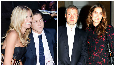 Heidi Klum ir Vito Schnabelis bei Romanas Abramovičius su Da&scaron;a Žukova