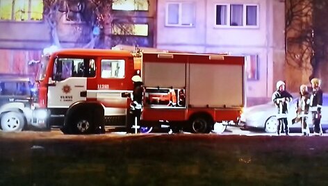 TV 3 stopkadras: gaisras Žirmūnuose