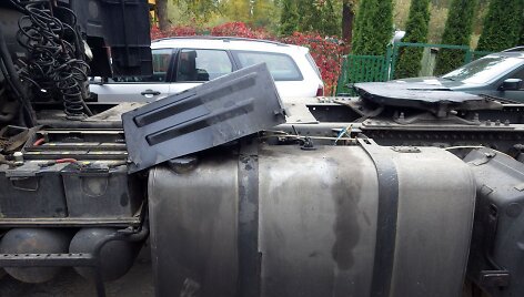 Kaune konfiskuota 1,5 tonos dyzelino