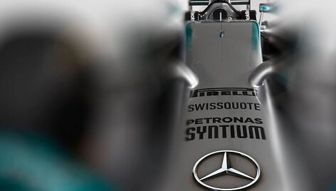 &bdquo;Mercedes W05&rdquo; bolido užuominos