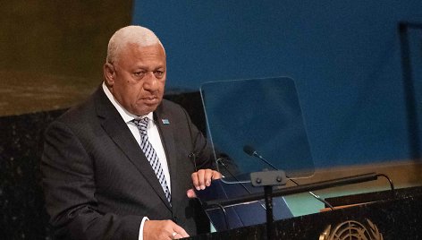 Fidžio ministras pirmininkas Frankas Bainimarama
