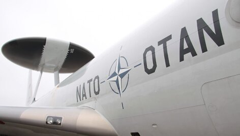 Arūnas Tamo&scaron;iūnas BFL/KAM nuotr. NATO orlaivis