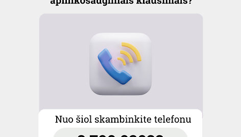 konsultacijos telefonas