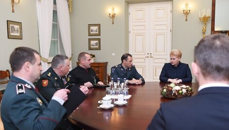 Prezidentė susitinka su vie&scaron;ąjį saugumą užtikrinančių tarnybų vadovais
