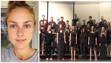 Julija Marija Petrauskaitė ir JAV Mead vidurinės mokyklos kamerinis choras