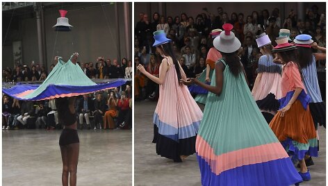 &bdquo;Issey Miyake&ldquo; kolekcijos modeliai