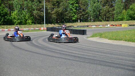 Vaikų gynimo dienai skirtas kartingo turnyras