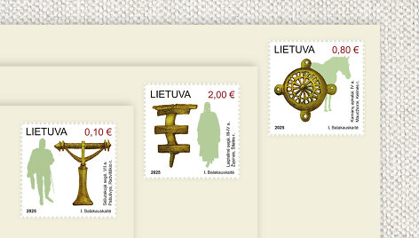 Pa&scaron;to ženklai &bdquo;Baltų gentys. Žemaičiai&ldquo;