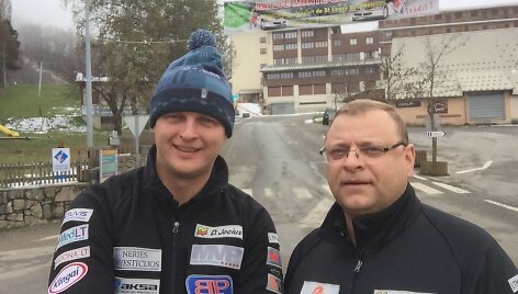 D.Jocius ir D.Zvicevičius i&scaron;bandė Monte Karlo ralio serpantinus