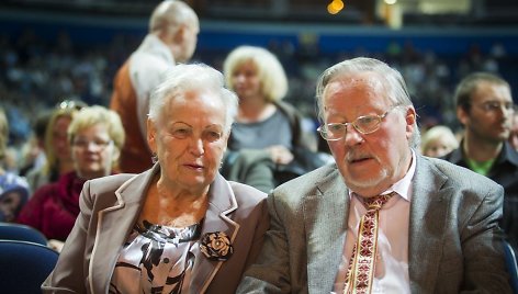 Vytautas Landsbergis su žmona Gražina Ručyte-Landsbergienė