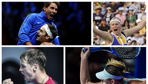 R.Federeris ir R.Nadalis žaidė drauge, latvė J.Ostapenko stebino puikiu žaidimu, po traumų ir diskvalifikacijų į kortus grįžo R.Berankis ir M.Šarapova. 