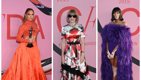Jennifer Lopez, Anna Wintour ir Winnie Harlow