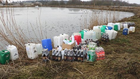 Eigirdžiuose sunaikintas nelegalus alkoholis