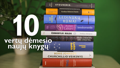 10 vertų dėmesio naujų knygų