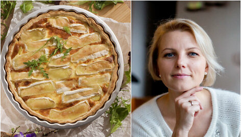 Dangira &Scaron;ima&scaron;iutė ir jos kepta normandi&scaron;ka tarta